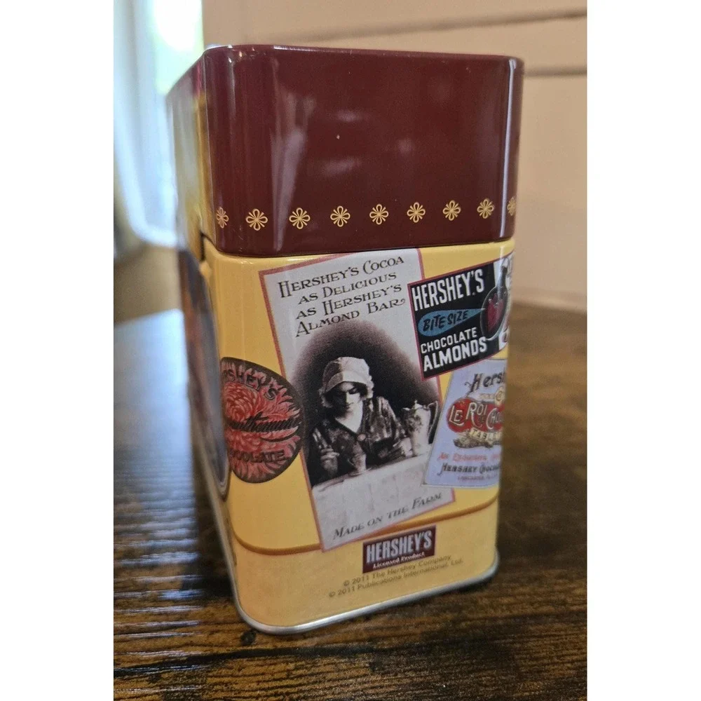 Hershey's Nostalgic Collectible Tin Box Vintage Candy Advertising Artwork